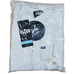 Gill Overton Button Down Shirt XPEL Fishing Boating White Small